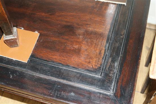 A Chinese hardwood coffee table W.114cm